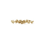 Delicate 14ct gold wedding ring with granules