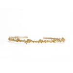 Delicate 14ct gold bracelet with granules