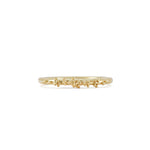 Gold band with granules